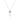 DESERT ROSE FLOWER necklace in white gold with diamonds.
