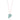 LEAF NECKLACE with tsavorite and 18K rose gold detailing.