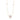 Mother of pearl flower necklace with diamonds and 18K gold chain.