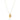 Pomegranate pendant necklace with 18K gold, pink sapphire, and pearl chain.