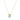 GEOMUSE FLOWER NECKLACE in 18k gold with aquamarine and diamond accents.