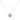 GEOMUSE NECKLACE - Sapphire and Diamond Pendant in 18k Gold.