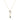 TULIP NECKLACE with black and white enamel, diamonds, and 18K gold.