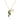 18k gold peacock pendant with green enamel, symbolizing beauty and elegance.