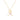 Gold jewelry necklace featuring a girl with roller skates, crafted in 18k gold with enamel detailing.
