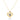 ELIXIR HEART pendant with blue sapphire and diamonds in heart-shaped gold design.