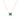 GEOMUSE NECKLACE - EMERALD, DIAMONDS